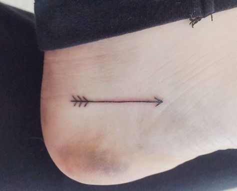 Small Arrow Tattoos, Arrow Tattoo, Arrow Tattoos, An Arrow, Foot Tattoo, Cute Tattoos, Tatting, Henna, Life Is