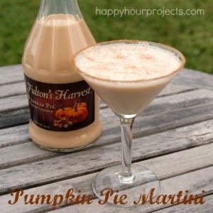 Pumpkin Pie Martini Rum Chata, Pumpkin Cream Liqueur Recipes, Pumpkin Martini Recipe Vanilla Vodka, Fall Martinis Recipes, Fall Martini, Harvest Pumpkin Pie, Pumpkin Martini, Rum Chata, Pumpkin Pie Martini