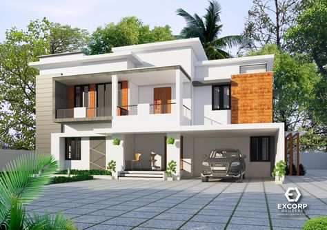 Residence below #3000sqft Small House Design Architecture, Small House Design, Design Architecture, House Plan, Small House, Architecture Design, House Plans, House Design, Interior Design