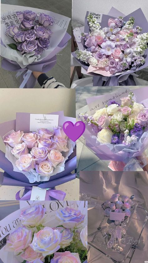 always keep that happy attitude.....#bouquet#flowers#purple Purple Bouquet Flowers, Happy Attitude, Purple Flower Bouquet, Purple Bouquet, Aesthetic Purple, Flowers Purple, Pink Bouquet, White Bouquet, Creative And Aesthetic Development