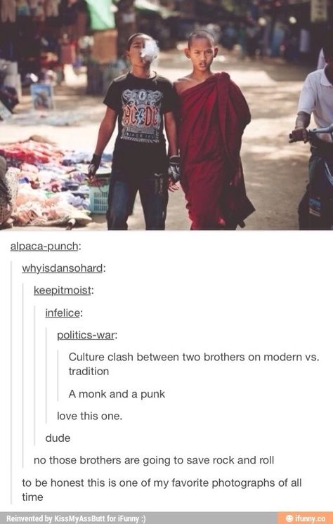 A monk and a punk, gonna save rock and roll. (For those who don’t know, this is the cover for the Fall Out Boy album Save Rock and Roll)<< useful Billy Joe Armstrong, Save Rock And Roll, Quotes Music, Hozier, Ideas Quotes, My Chemical, Fall Out Boy, Faith In Humanity, Coldplay