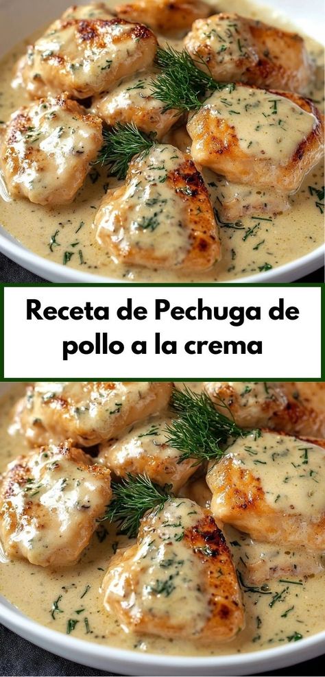 ¿Buscas recetas de cena saludables? Esta pechuga de pollo a la crema es una receta deliciosa y fácil de preparar. Disfruta de más recetas fáciles y rápidas en nuestra selección de recetas de cocina. Creamy Chicken Breast Recipes, Chicken Vegetable Stir Fry, Chicken Breast Recipe, Deli Food, Breast Recipe, Chicken Dishes Recipes, Creamy Chicken, Chicken And Vegetables, Good Healthy Recipes