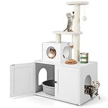 Cat Litter Cabinet, Wooden Cat House, Cat Houses Indoor, Cat Litter Box Enclosure, Litter Box Furniture, Litter Box Enclosure, Cat Tree Condo, Cat Litter Box Furniture, Pet Crate