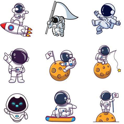 Universe Stickers, Space Stickers, Book Illustration Design, Cute Diy Room Decor, Classroom Displays, Cute Diys, Logo Color, Book Illustration, Outer Space