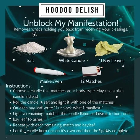 Luciferian Witchcraft, Hoodoo Delish, Manifestation Oil, Root Work, My Manifestation, Wicca Recipes, Road Opener, Hoodoo Magic, Spells That Actually Work