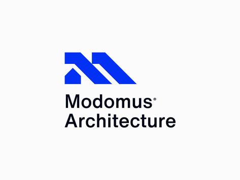 Modomus Architecture - Logo design Global Logo, Construction Logo Design, S Logo Design, Architecture Logo, One Logo, Monogram Logo Design, Construction Logo, Corporate Logo, Minimalist Logo Design