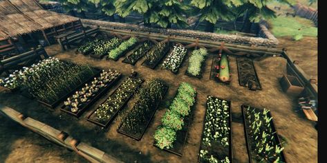 Valheim Garden, Valheim Farm, Valheim Builds, Zoo Map, Base Building, Minecraft House Designs, Minecraft House, Minecraft Houses, Gaming