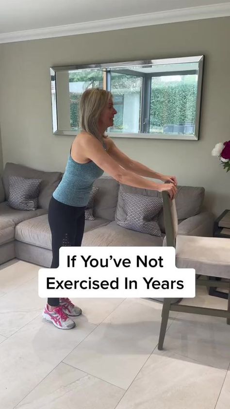 79_Try this if you’ve not exercised in years to get you moving! This will work you legs and belly to get you that slim f | Petra Genco | Petra Genco · Original audio Exercise For Women, Basic Workout, Lose Inches, Chair Yoga, Workout Without Gym, Bodyweight Workout Beginner, Beginner Workout, Smart Things, Senior Fitness