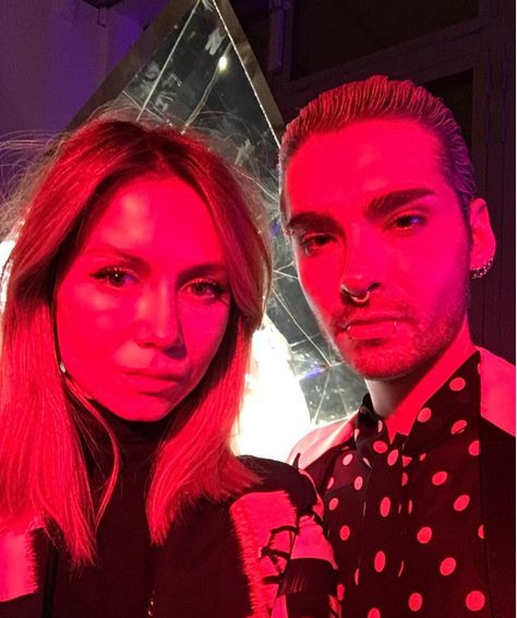 SOURCE: Natalie Franz Instagram "reunited 💕@lalaberlin" FULL GALLERY HERE Bill Kaulitz And Natalie Franz, Natalie Franz, Billy Kaulitz, Berlin Fashion Week, Neon Sign Bedroom, Berlin Fashion, Bill Kaulitz, Tokio Hotel, New Photo