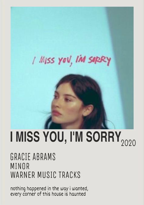 Gracie Abrams I Miss You Im Sorry Poster, I Miss You Im Sorry Gracie Abrams Poster, Gracie Abrams Album Poster, I Miss You I’m Sorry Gracie, Gracie Abrams Polaroid Poster, If You Think Im Pretty, I Miss You Im Sorry Lyrics, Gracie Abrams I Miss You Im Sorry, Gracie Abrams Song Lyrics