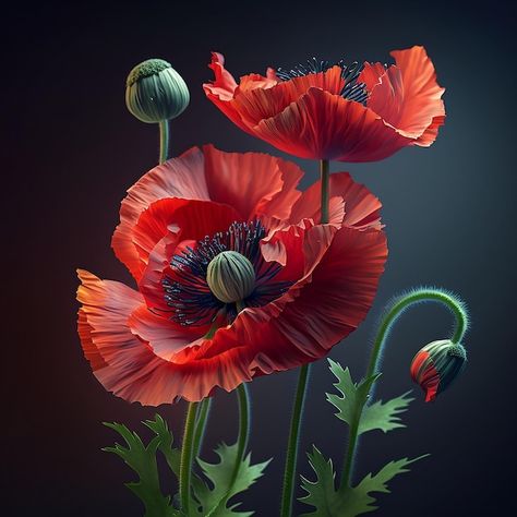 Poppy Photography, Poppy Flower Art, Poppy Flower Painting, Poppy Photo, Very Beautiful Flowers, Aesthetic Garden, Poppy Art, Garden Aesthetic, Remembrance Day