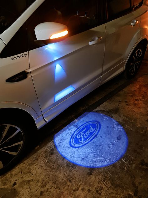 LED Side Mirror Projector Puddle Lights for Ford - PimpMyEV Custom Car Interior, Opening Car, Vehicle Accessories, Ford Logo, Car Interior Design, Car Badges, Golf 5, Ford Cars, Car Ideas