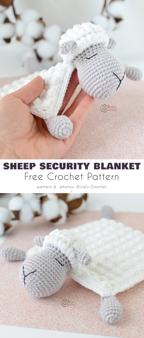 Crochet Lamb Snuggle, Free Bunny Lovey Crochet Pattern, Crochet Lamb Blanket Free Pattern, Stuffed Animal Blanket Crochet, Sheep Lovey Crochet Free Pattern, Raverly Patterns Free Crochet, Crochet Ragdoll Lovey Free Pattern, Lamb Lovey Crochet Free Pattern, Crochet Bunny Lovey Free Pattern