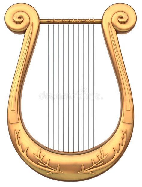 Lyre Dnd, Lyre Aesthetic Instrument, Lyre Harp Aesthetic, Lyre Aesthetic, Harp Illustration, Greek Lyre, Lyre Instrument, Lyre Design, Lyre Harp