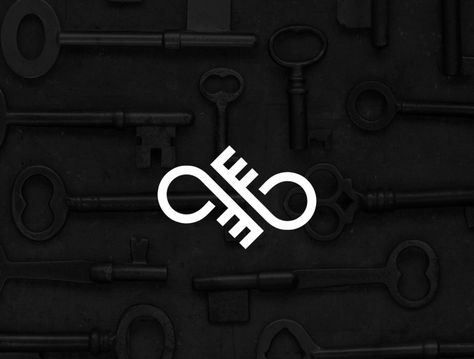 Key Logo Design Ideas, Key Logo Design, Ancient Key, St Logo, Key Logo, Lock Logo, Key Tattoos, S Logo Design, Trendy Logos