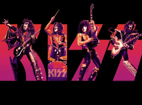 Kiss Logo, Band Kiss, Eric Singer, Birthday Kiss, Kiss Army, Vintage Kiss, Kiss Art, Ace Frehley, Paul Stanley