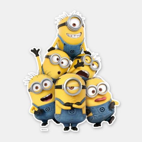 5 Minions, Disney Cake Pops, Minion Stickers, Happy Birthday Minions, Minion Theme, Spongebob Birthday Party, Minion Banana, Minion Birthday Party, Spongebob Birthday