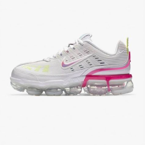 Nike Air Vapormax 360 'Volt Fire Pink' 2020 Cq4538-001 Running Size 6.5 Nib Shoes Are Brand New And Have Never Been Worn. Shoes Do Come With Their Original Box Air Force 1 Platform, Vapormax 360, Nike Air Rift, Nike Air Vapormax 2019, Jazz Style, Nike Sneakers Women, Cute Nike Shoes, Nike Roshe Run, Cute Nikes