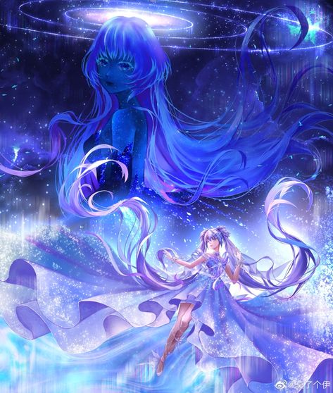 Anime Flower, Anime Galaxy, Recent Anime, Shining Nikki, Anime Princess, Dreamy Art, Anime Angel, Beautiful Fantasy Art, Pretty Art