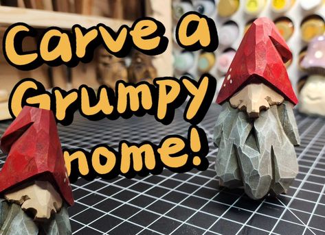 Posted another YouTube video for those interested. A Knife Only one on carving a gnome out of a diagonally cut 1.5 inch Block, 4 inches tall. . . . #woodcarver #woodcarving #woodcarved #carving #handmade #handcarved #handcrafted #knickknacks #whittling #whittler #woodcraft #woodshop #sculpture #woodcraft #instagood #artwork #artoftheday #diy #folkart #progress #photooftheday #reels #reelsinstagram #fantasyart #fantasy #carvingtutorial #carvingtutorials #carvingtips #tipsandtricks Wood Carver, Whittling, Wood Shop, Youtube Video, Art Day, Wood Crafts, Folk Art, Fantasy Art, Hand Carved