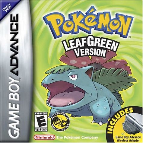 Pokémon LeafGreen. My very first Pokémon game. Pokemon Leaf Green, Pokemon Leaf, Sapphire Pokemon, Satoshi Tajiri, Pokémon Ruby, Pokemon Video Games, Pokemon Firered, Nintendo 3ds Xl, Nintendo Gameboy