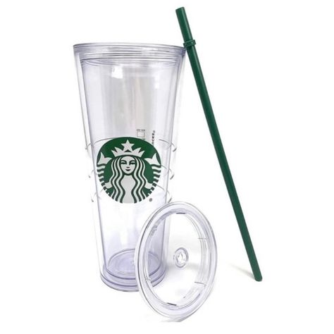 Classic Starbucks Tumbler 24oz Venti Clear Acrylic Cold Cup Double Insulated Large Screw On Lid Little Boxes On The Side Mimicking An Actual Starbucks Drink Options Green Starbucks Logo On Front With Matching Green Straw Bpa Free Green Starbucks, Starbucks Mermaid, Clear Tumblers, Starbucks Green, Holiday Cups, Starbucks Logo, Starbucks Christmas, Ceramic Tumbler, Reusable Cups