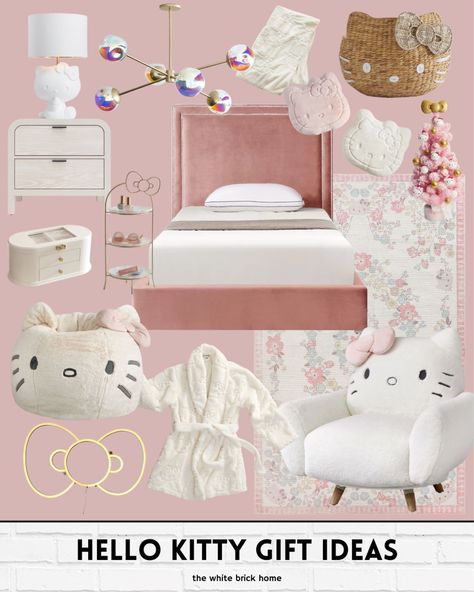 Shop Hello Kitty® Bow LED Light and other curated products on LTK, the easiest way to shop everything from your favorite creators. Hello Kitty Room Aesthetic, Hello Kitty Bedroom Decor, Girls Bedroom Rug, Room Nightstand, Girls Room Rugs, Shop Hello Kitty, Cat Bedroom, Hello Kitty Bedroom, Pink Bed