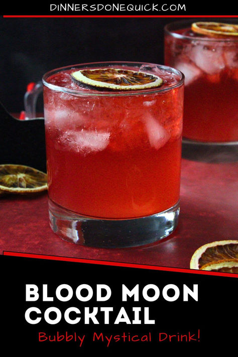 Unveil some night magic with this Blood Moon Cocktail - a perfect blend of mystery and flavor! This vibrant red drink is not just a treat for the eyes but also a sharp sip that's sure to grab your taste buds assuming you're a fan of Campari. Otherwise, you might be in for a trick! Serve this easy cocktail at your next gathering, Halloween party, or any evening where you want to add a touch of mysticism. Make a toast under the stars! #BloodMoonCocktail #EasyCocktailRecipes #HalloweenCocktails Blood Red Cocktails, Blood Bag Cocktail Recipe, Red Halloween Cocktails, Red Halloween Drinks, Red Alcoholic Drinks, Blood Cocktail, Moon Cocktail, Red Wine Drinks, Halloween Recipes Drinks