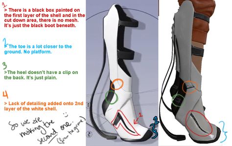 Long Fall Boots (Portal 2) - Alive and starting over on pg2! Chel Cosplay Portal, Long Fall Boots, Portal 2 Art, Portal Cosplay, Aperture Laboratories, Construction Outfit, Armadura Cosplay, Boots Diy, Portal Art