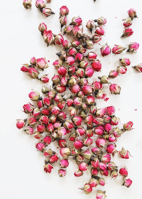 Mini Dried Rose Buds in Pink Red Wedding Reception Tablescapes, Boho Wedding Ideas, Fake Hydrangeas, Reception Tablescapes, Vintage Containers, Christmas Garlands, Flowers Shop, Flowers Dried, Preserved Moss