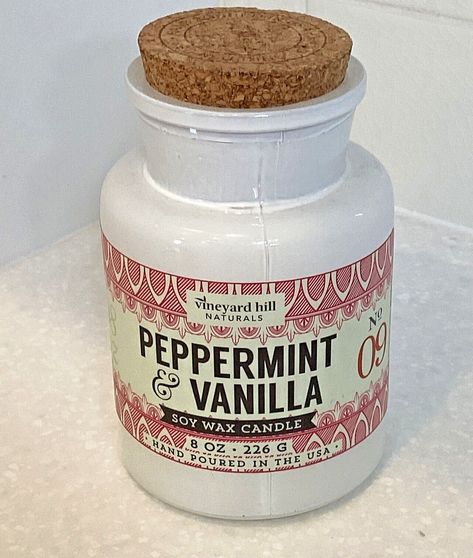 Diy peppermint candle