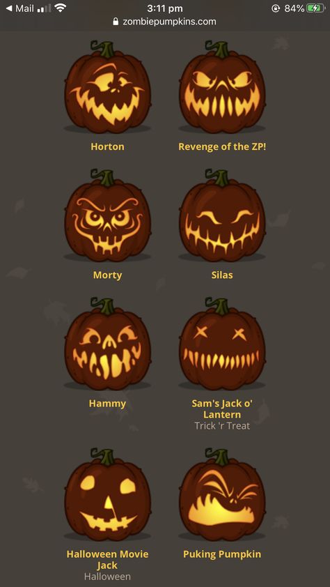 Halloween Pumpink Ideas, Classic Pumpkin Carving Faces, Bat Jack O Lantern Ideas, White Carved Pumpkins, Nightmare Before Christmas Jack O'lantern, Halloween Pumpkin Faces Ideas, Pumpkin Carving Ideas Tall, Skull Jack O Lantern, Cute Pumpkin Carving Faces