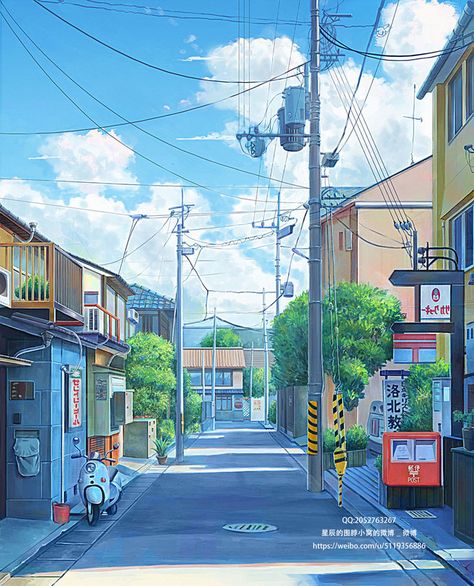 Anime Houses, Lovely Landscapes, Perjalanan Kota, Anime Places, Anime City, Scenery Background, Anime Backgrounds Wallpapers, Ghibli Art, Animation Background