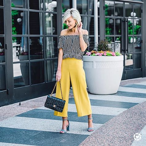 79 Followers, 231 Following, 47 Posts - See Instagram photos and videos from Patti Davis (@plw.davis) Yellow Wide Leg Pants, Loverly Grey, Wide Leg Pants Outfit, Casual Chic Summer, Mustard Yellow Color, Gold Shorts, Weekend Wear, Business Attire, Pants Color