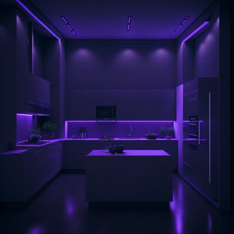 Big Mansion, Big Mansions, Purple Kitchen, Fyp Aesthetic, Aesthetic Luxury, Purple Rooms, Small House Design Plans, Purple Home, Home Garden Design