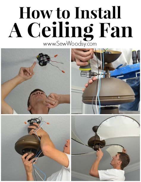 Ceiling Fan Diy, Fan Makeover, Double Ceiling, Ceiling Fan Makeover, Ceiling Fan Installation, Home Electrical Wiring, Easy Cleaning Hacks, Diy Ceiling, Diy Electrical