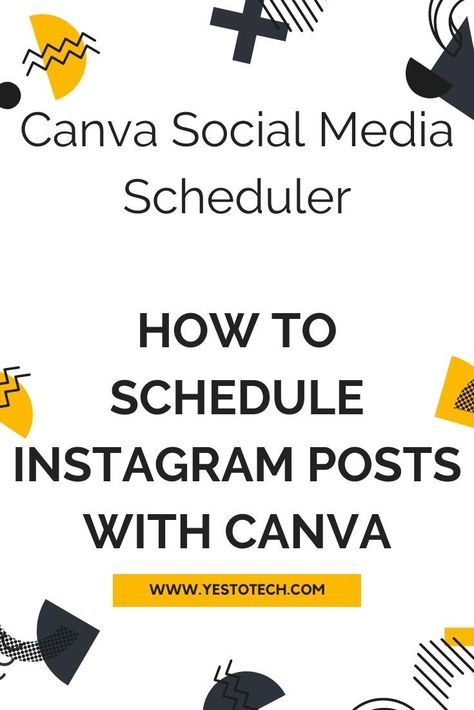 How To Schedule Social Media Content, Social Media Scheduling App, How To Use Canva For Instagram, Schedule Social Media Posts, Schedule Instagram Posts, Instagram Posting Schedule, Canva Tutorials, Instagram Business Account, Social Media Automation