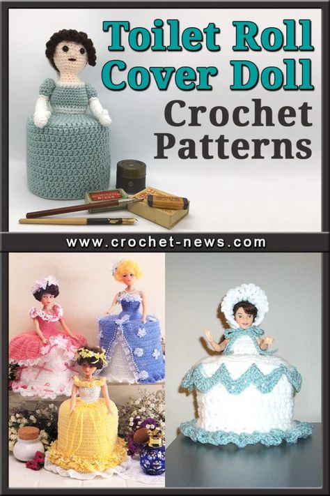 Toilet Roll Holder Crochet, Crochet Toilet Paper Cover, Toilet Roll Cover, Crochet Toilet Roll Cover, Bathroom Crochet, Toilet Paper Cover, Newborn Crochet Patterns, Doll Patterns Free, Broken Doll