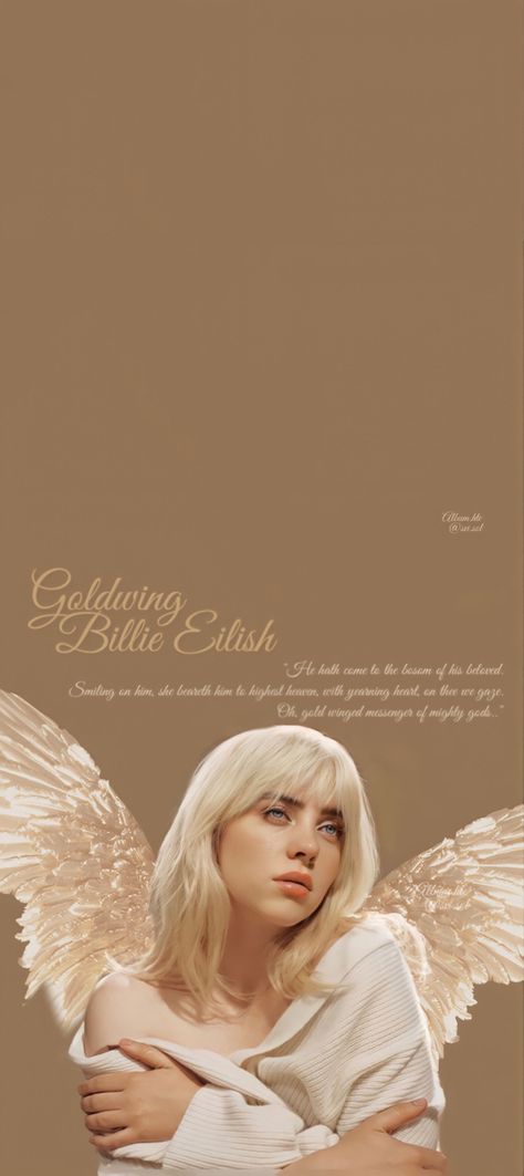 Goldwing Billie Eilish, Happier Than Ever Wallpaper, Happier Than Ever Billie Eilish, Billie Eilish Wallpaper, Happier Than Ever, Beige Wallpaper, Billie Eilish, How To Fall Asleep, Angel