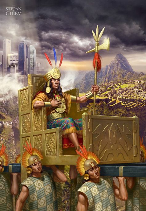 ArtStation - Illustration for the book cover. Cover 3., Stepan Gilev Inca Art, Inca Tattoo, Aztec Civilization, Tumblr Drawings, Aztec Culture, Inca Empire, Aztec Art, Mexican Culture, Indigenous Art