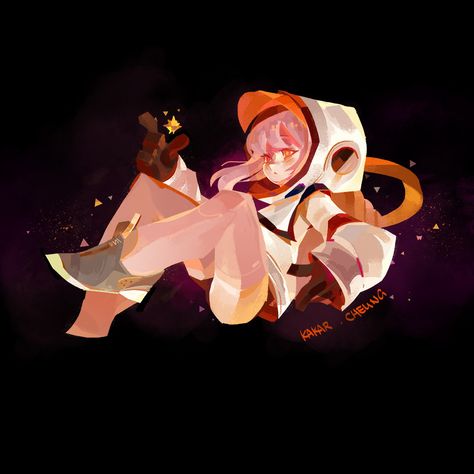 ArtStation - astronaut girl, kakar cheung Astronaut Artwork, Astronaut Drawing, Astronaut Illustration, Concept Draw, Astronaut Design, Alien Character, Astronaut Art, Female Character Concept, About Space