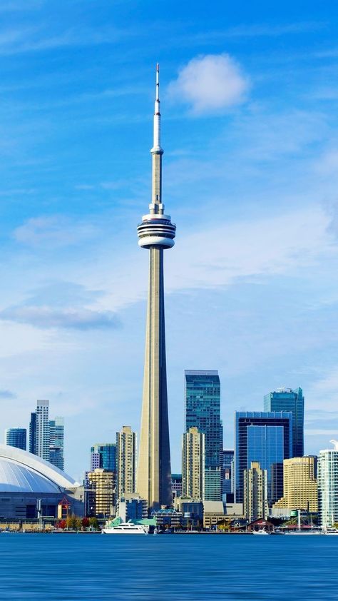 Toronto Canada Cn Tower, Canada Landmarks, Toronto Tower, Canada Toronto City, Sarina Bowen, Places To Visit In Canada, Toronto Cn Tower, Places In Canada, London Wallpaper