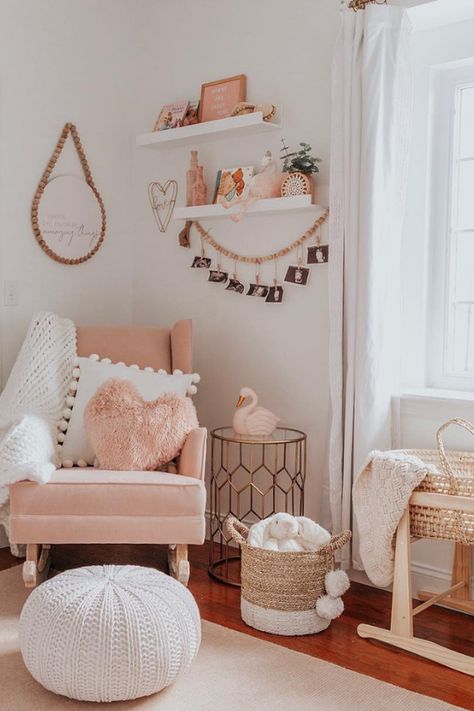 We are rounding up the most magical nursery ideas full of wonder and just perfect for the little ones imaginations to soar. Baby Zimmer, Nursery Style, Girl Nursery Room, Diy Nursery, Baby Room Design, Kids Bedrooms, Nursery Baby Room, Baby Bedroom, Baby's Room