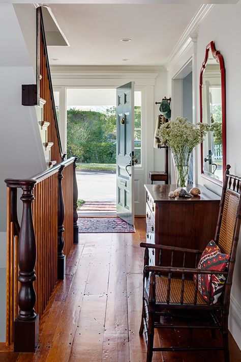 Entryway Interior Design, New England Interior Design, Entryway Interior, New England Decor, New England Interior, England Architecture, New England Style Homes, New England Cottage, Patrick Ahearn Architect