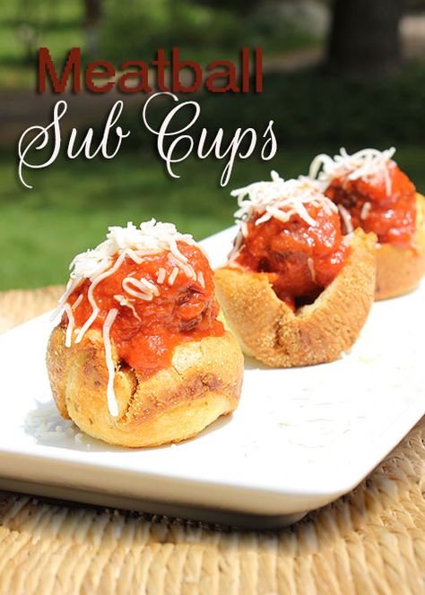 Meatball Subs Frozen Meatballs, Recipes For Game Day, Meatballs Marinara, Veggie Bars, Pizza Monkey Bread, Meatball Sub, Easy To Make Appetizers, Chicken Pasta Bake, Meatball Subs