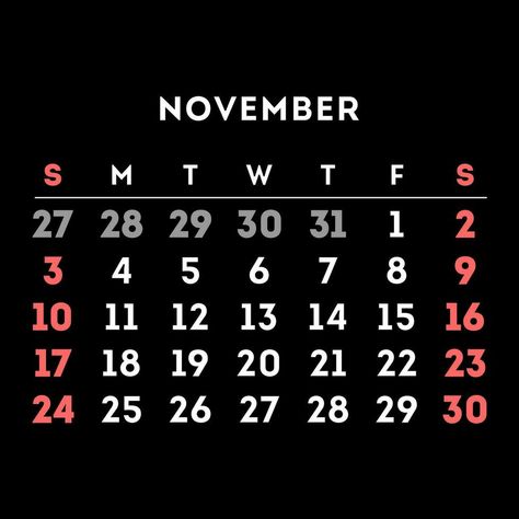 November 2024 month calendar. Vector illustration. Nov 2024 Calendar, November Month Calendar 2024, November Calender 2024, November 2024 Calendar, November Calendar 2024, November Month Calendar, Blessings Always Guruji Wallpaper, Guruji Wallpaper, Iphone Wallpaper Photography