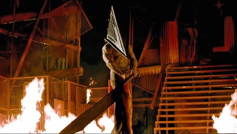 Silent Hill: Revelation (2012) [REVIEW] | The Wolfman Cometh Silent Hill Film, Silent Hill Revelation, Silent Hill 2006, Red Pyramid, Pyramid Head, Silent Hill 2, Animal Education, Psychological Horror, Silent Hill