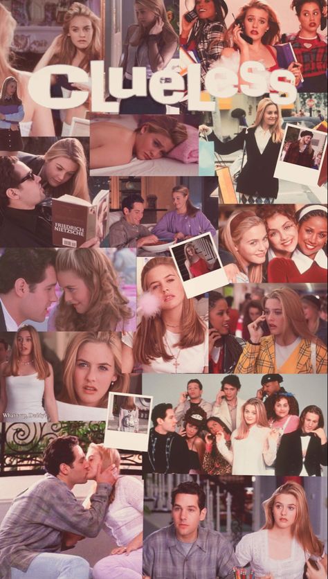 Clueless Room Aesthetic, 90s Clueless Aesthetic, Clueless Wallpaper Iphone, Clueless Collage, Clueless Aesthetic Wallpaper, Clueless Art, 90s Wallpaper Aesthetic, Clueless Wallpaper, Clueless Poster