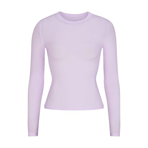 FITS EVERYBODY LONG SLEEVE T-SHIRT | LILY Fall Winter Fashion Trends, Lounge Outfits, Preppy Shirt, Nike Long Sleeve, Thermal Shirt, Purple Shirt, Cute Everyday Outfits, Athletic Outfits, Modest Outfits