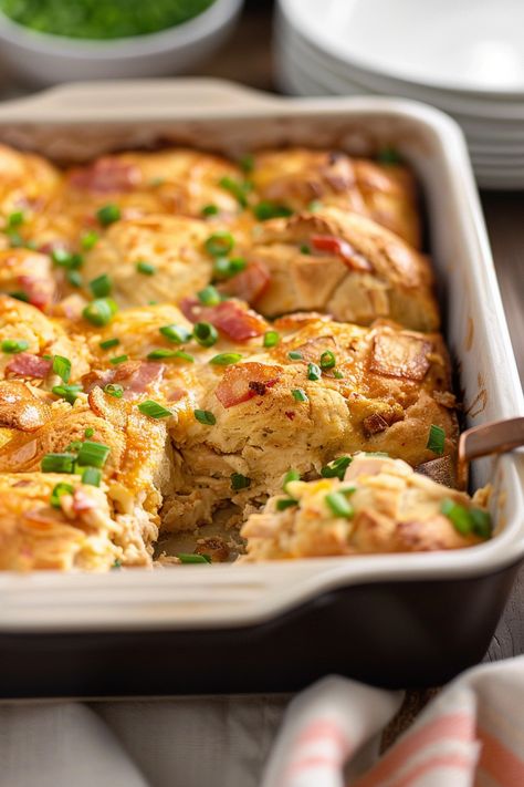 Chicken And Biscuit Bake, Turkey Casseroles, Convenient Dinner, Chicken Biscuits, Loaded Chicken, Turkey Casserole, Chicken And Biscuits, Biscuit Bake, Dinner Options